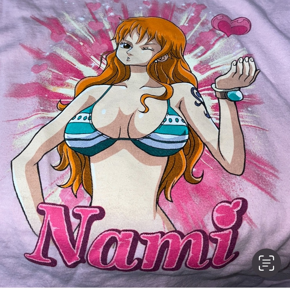 Pink Nami One Piece Long Sleeve Shirt